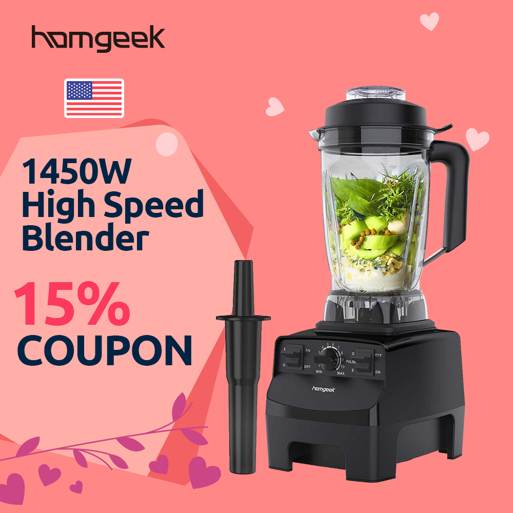 HAPPY HOLIDAY✨✨With Homegeek Professional Blender, Daily Nutrition Will Not Be Far Away😀