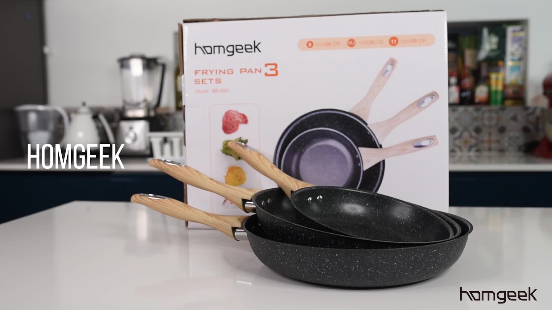 How to make crepe recipe with Homgeek Non-Stick Frying Pans🥰Happy cooking! #foodrecipe  #CookingVideo  