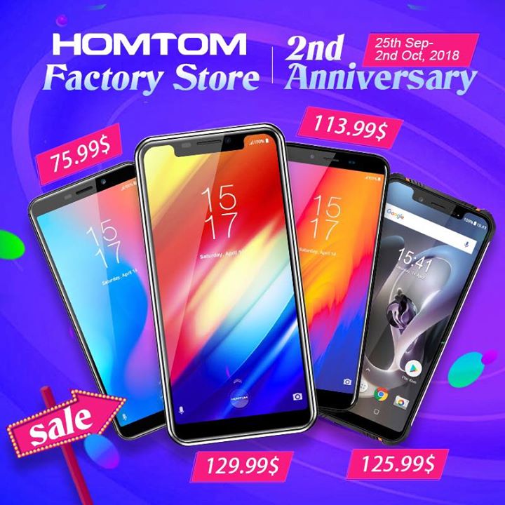 ‼️HOMTOM Factory Store 2nd Anniversary Sale‼️