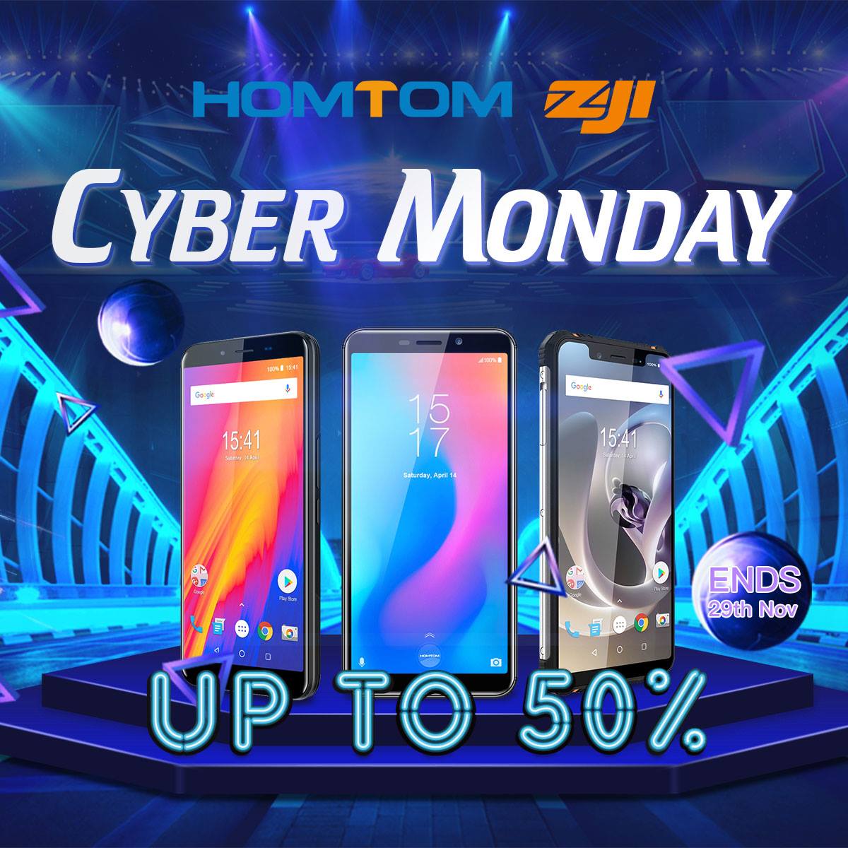 Hi there, it’s a reminder for you to grab your favourite HomTom Smartphone,the #Cybermonday festival Ends in 29th Nov,Only 3 days left Know More  👉 https://www.tomtop.com/brands-homtom-391/?aid=sqttseo