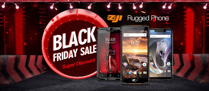 🔥ZOJI Rugged smartphone, BlackFriday up to 36%