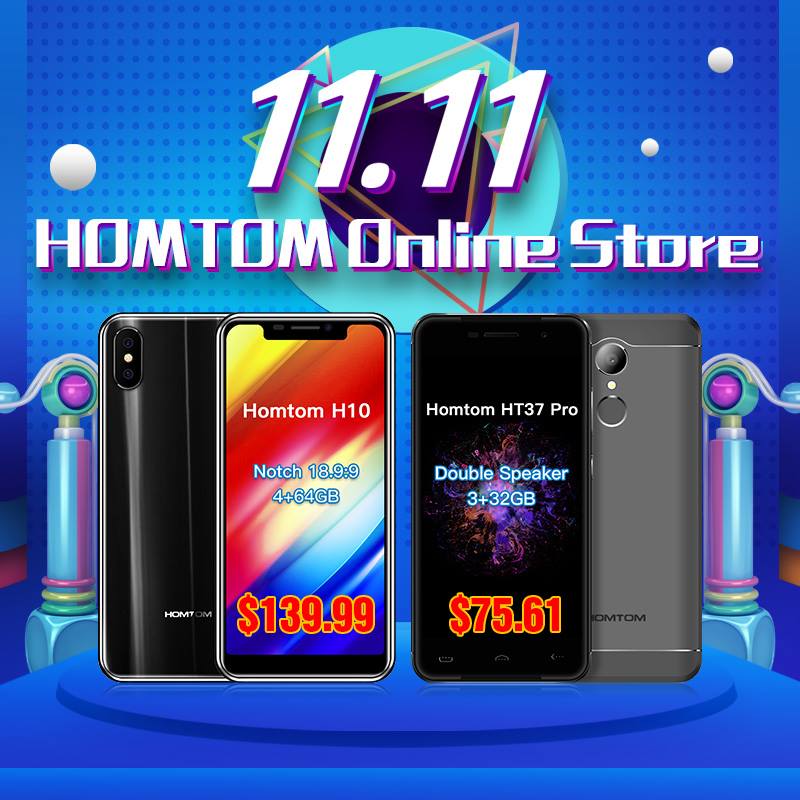 😍HomTom Online Store Special Deal for 11.11