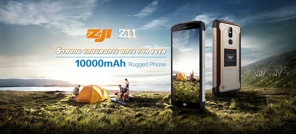 ZOJI Launches A Durable Rugged Phone with 10000mAh Battery - Z11