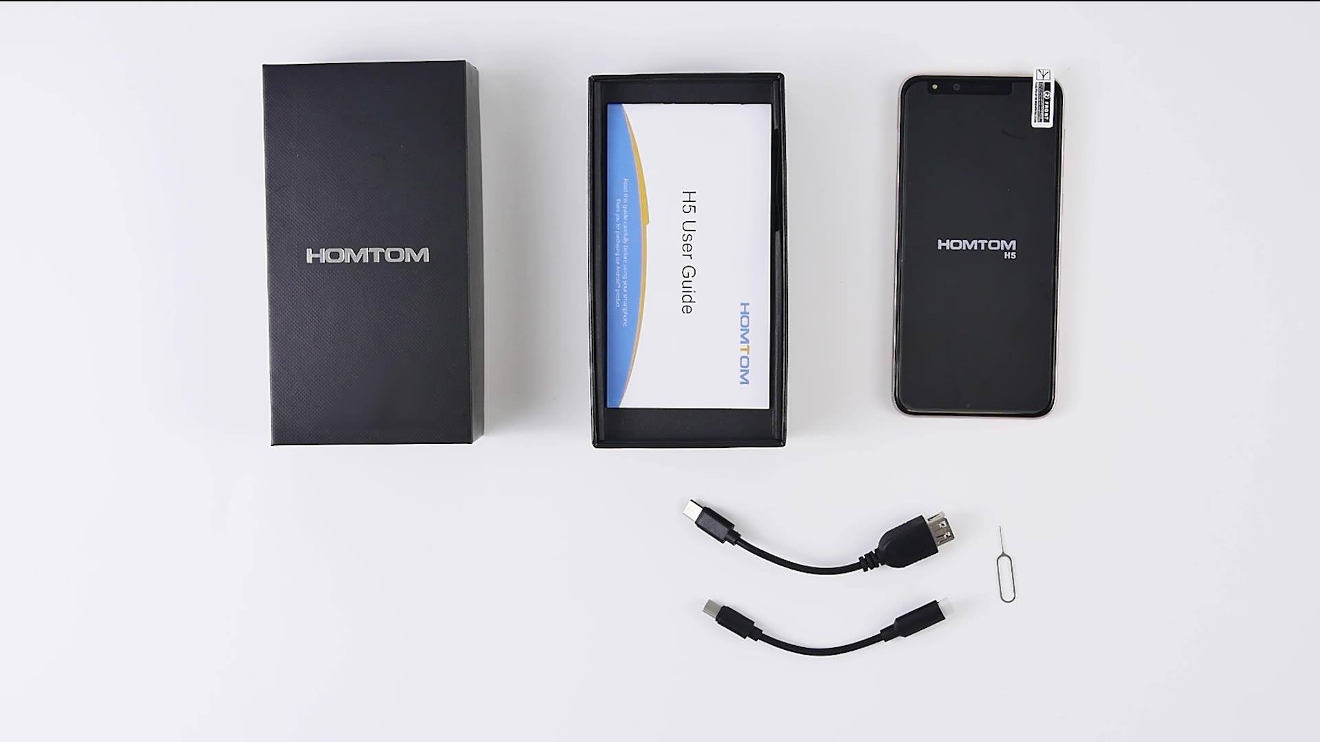 Unboxing HOMTOM H5 Smartphone 5.7" 18:9  360OS Face ID😎😎